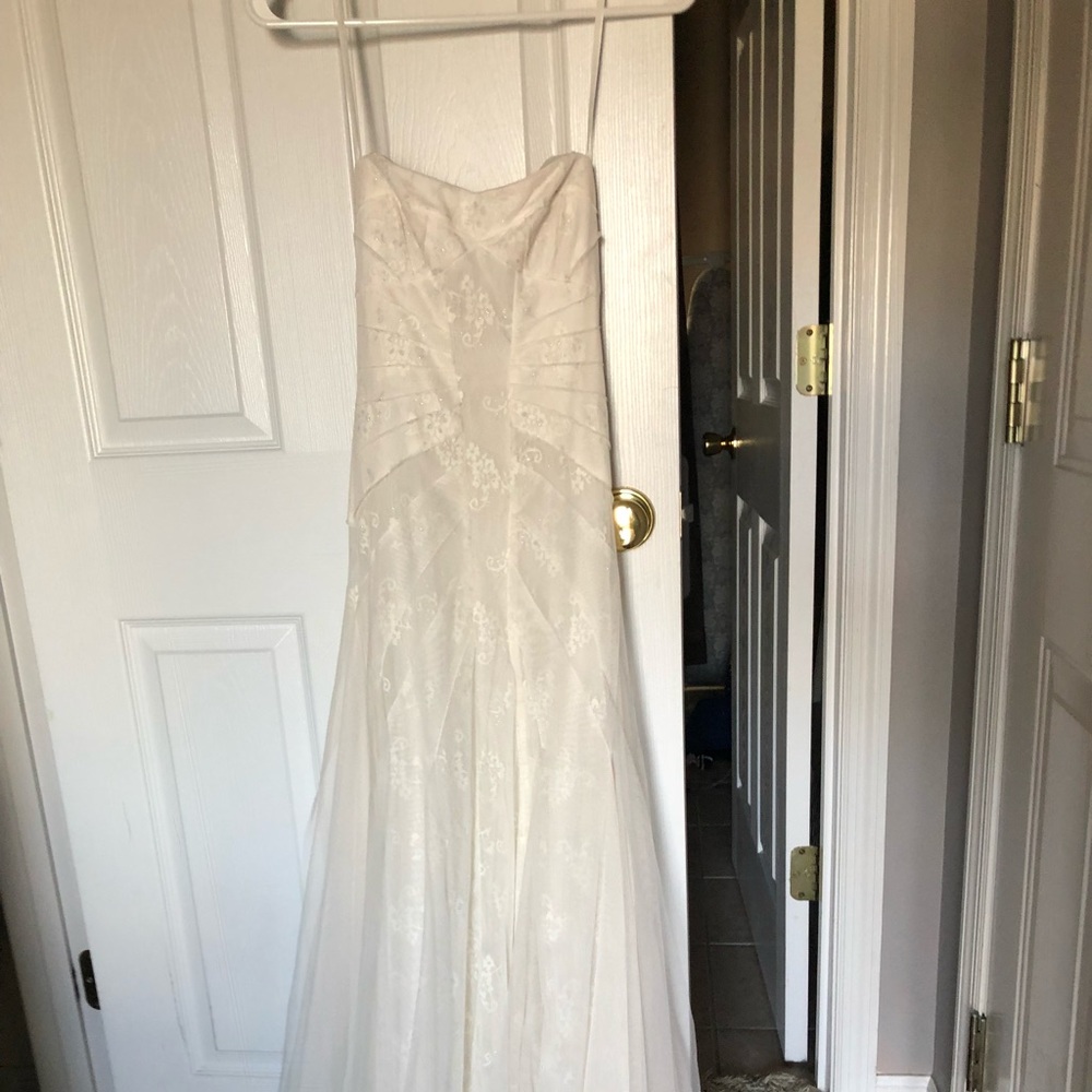 BCBG Maxazria White Gown